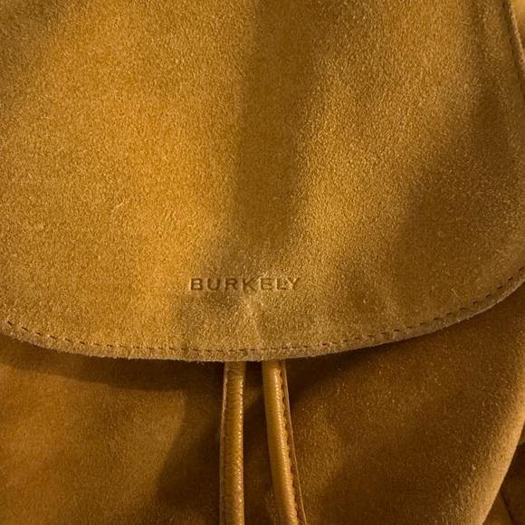 Mustard Suede Backpack - Picture 2 of 4